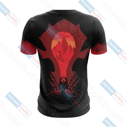 World Of Warcraft - Horde Unisex 3D T-shirt   
