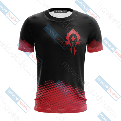 World Of Warcraft - Horde Unisex 3D T-shirt   