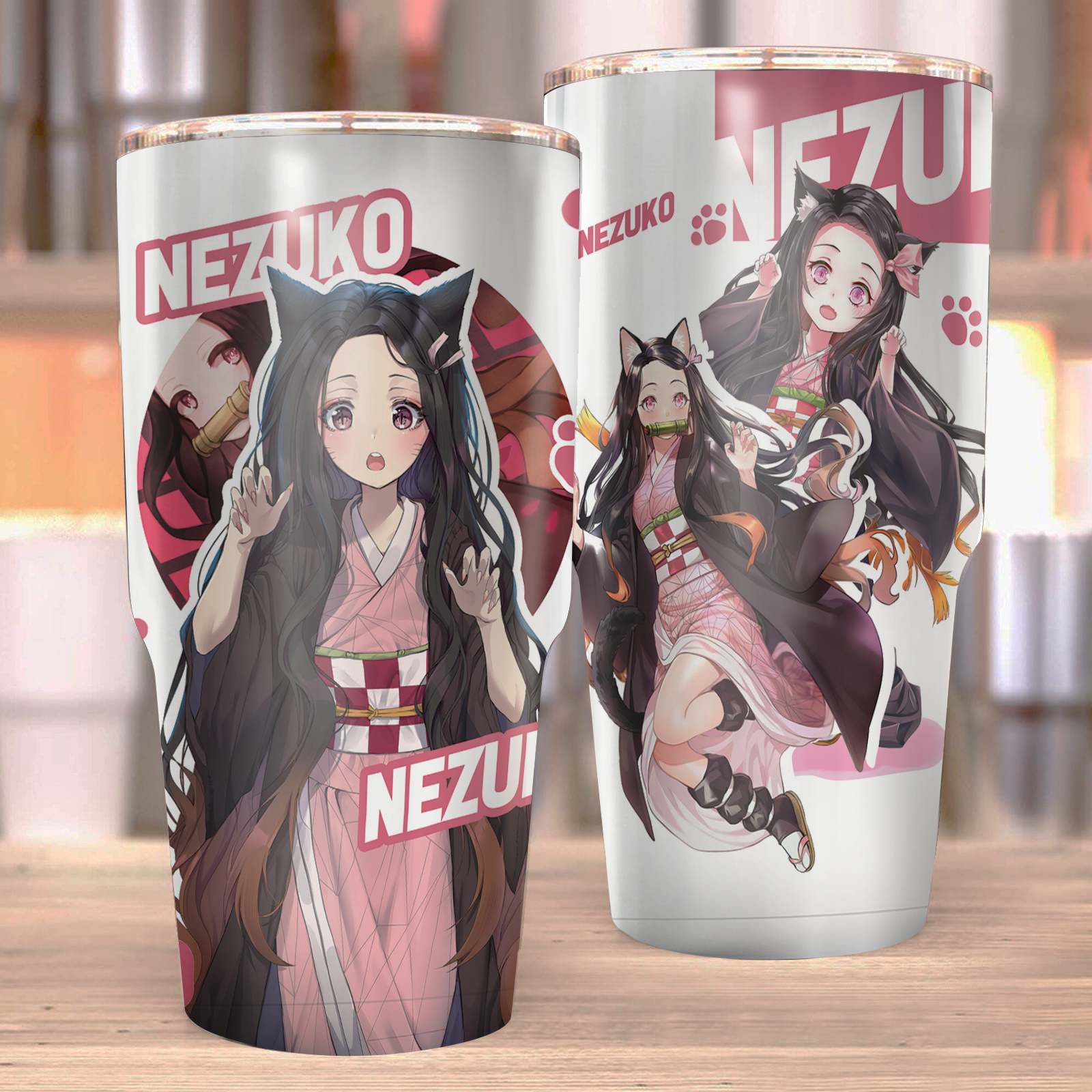 Nezuko Demon Slayer Tumbler 30oz (Curve)  