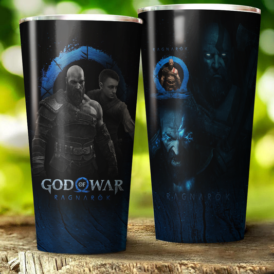 God of War Ragnarok Video Game Insulated Stainless Steel Tumbler 20oz / 30oz 30oz  