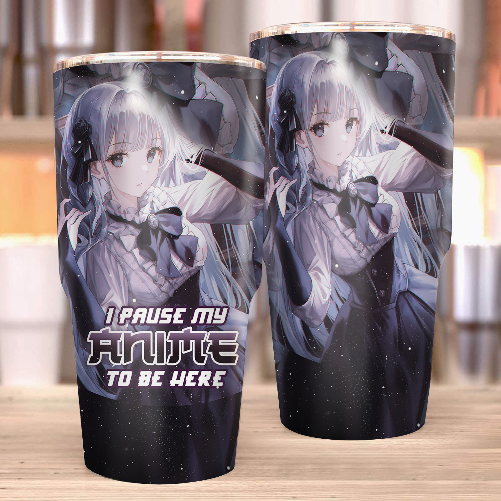 I Pause My Anime To Be Here Anime Girl Tumbler   