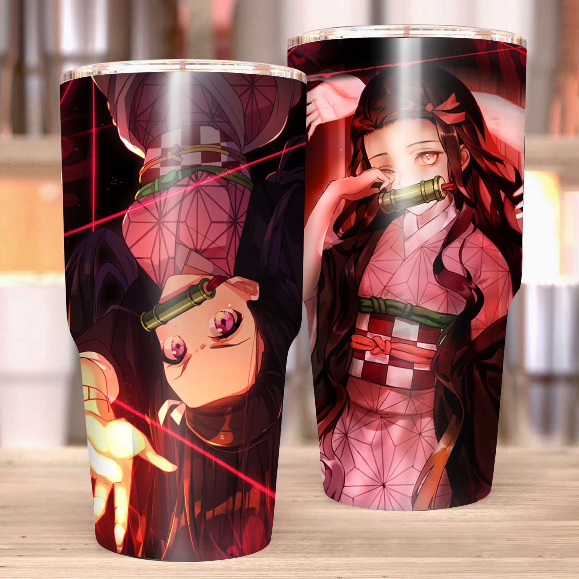Nezuko Demon Slayer Tumbler 30oz (Curve)  
