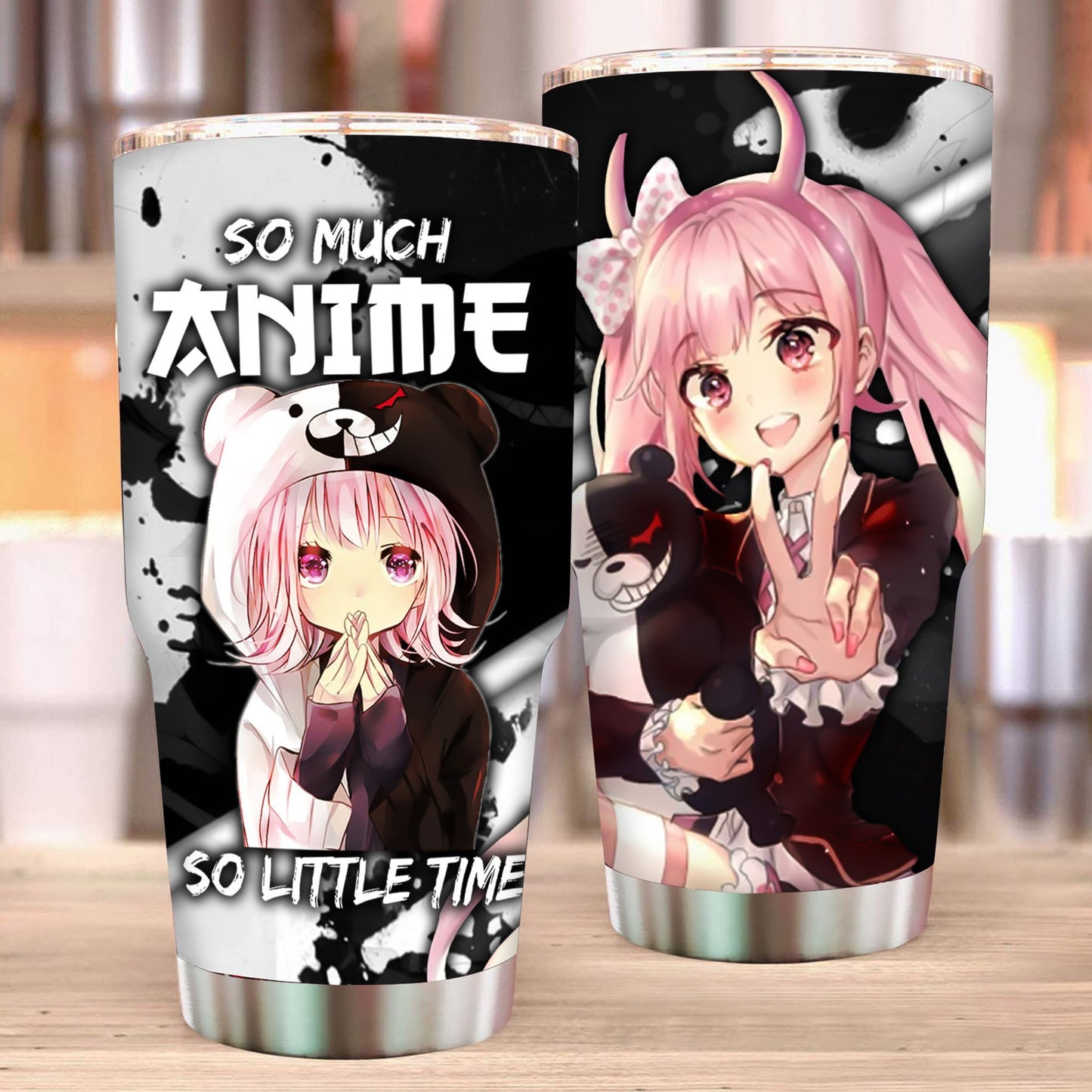 So Much Anime So Little Time Tumbler 30oz  