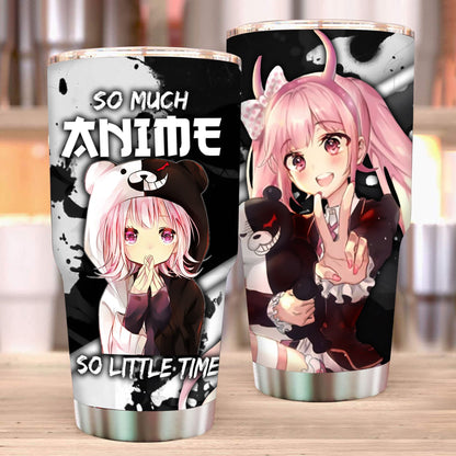 So Much Anime So Little Time Tumbler 30oz  
