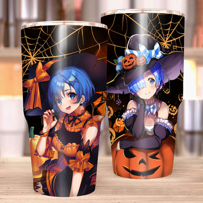 Rem Re:Zero Halloween Tumbler 30oz (Curve)  