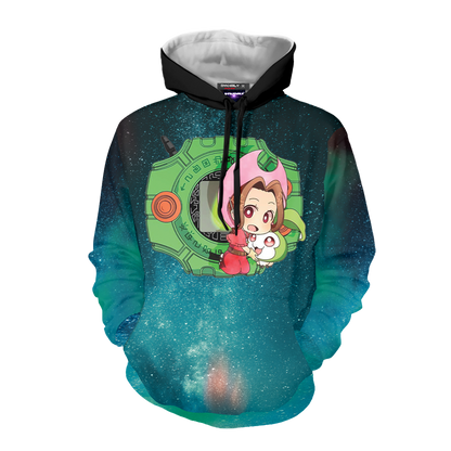 Digimon Mimi And Tanemon Unisex 3D T-shirt   