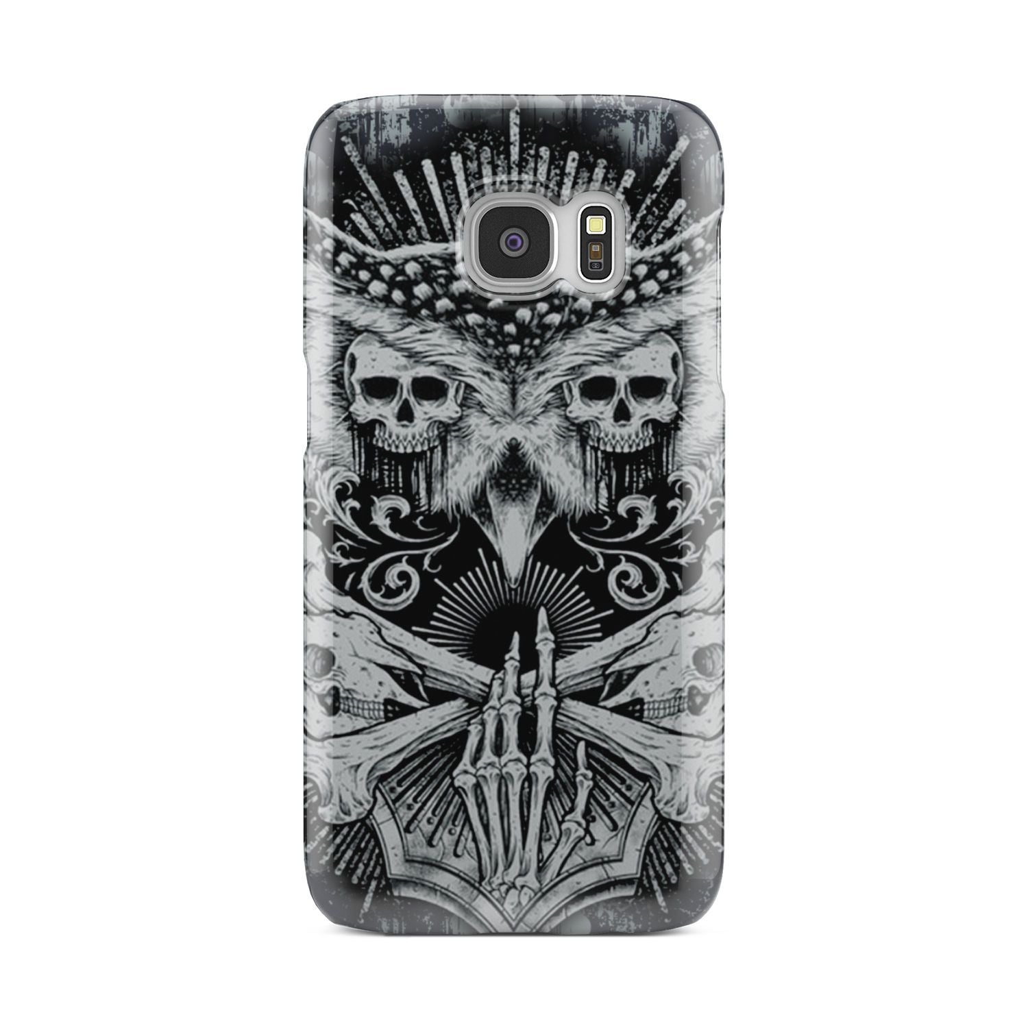 Skull Owl Phone Case Samsung Galaxy S6 Edge  