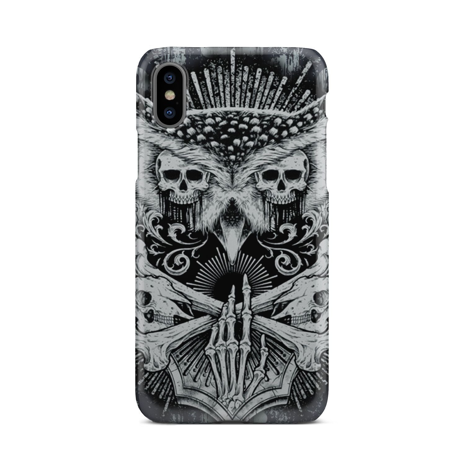 Skull Owl Phone Case iPhone Xs  