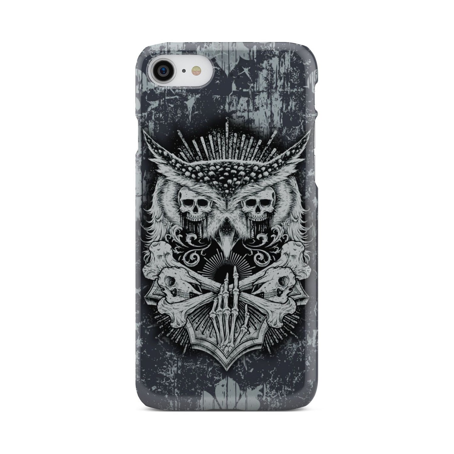 Aesthetic Owl Skull Phone Case iPhone 7  