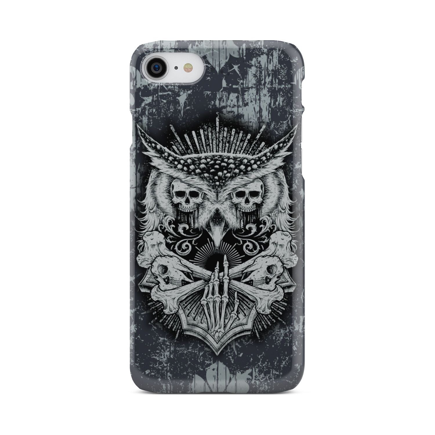 Aesthetic Owl Skull Phone Case iPhone 7  