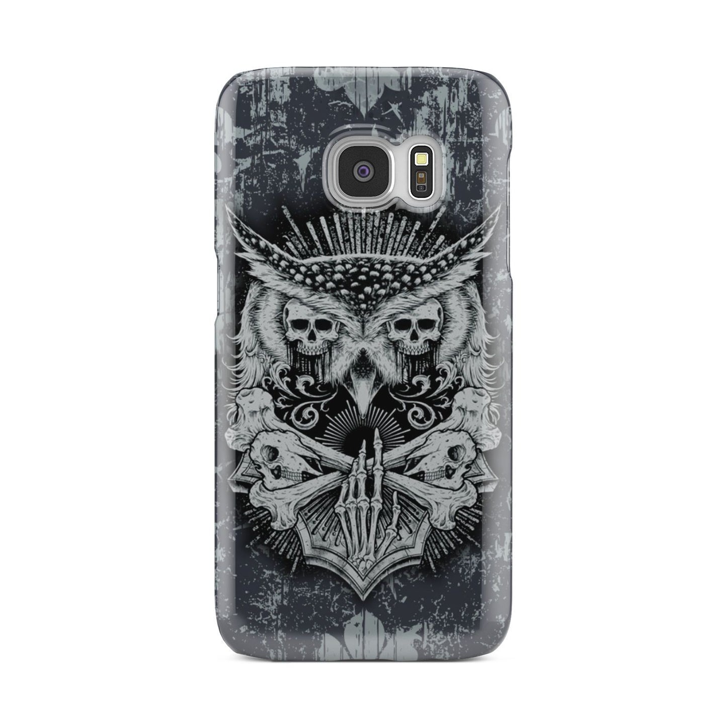 Aesthetic Owl Skull Phone Case Samsung Galaxy S6 Edge  