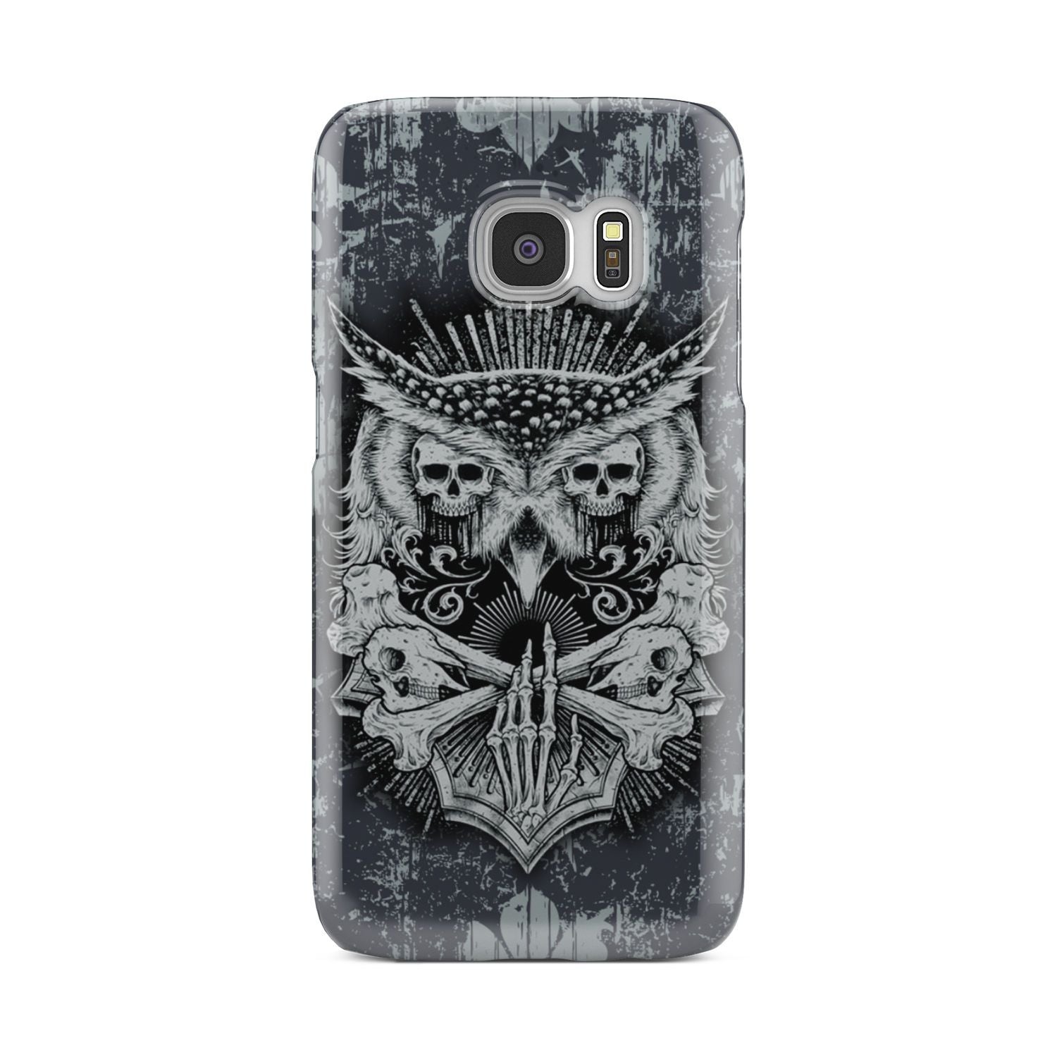 Aesthetic Owl Skull Phone Case Samsung Galaxy S6 Edge  