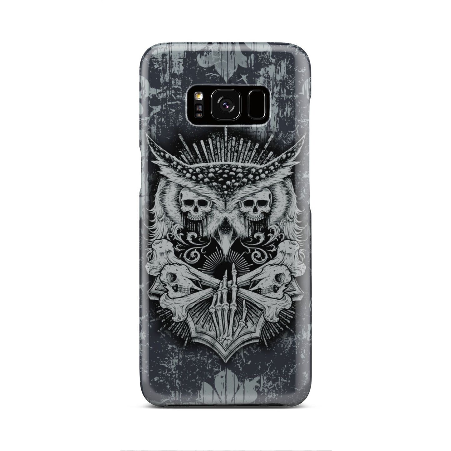 Aesthetic Owl Skull Phone Case Samsung Galaxy S8  