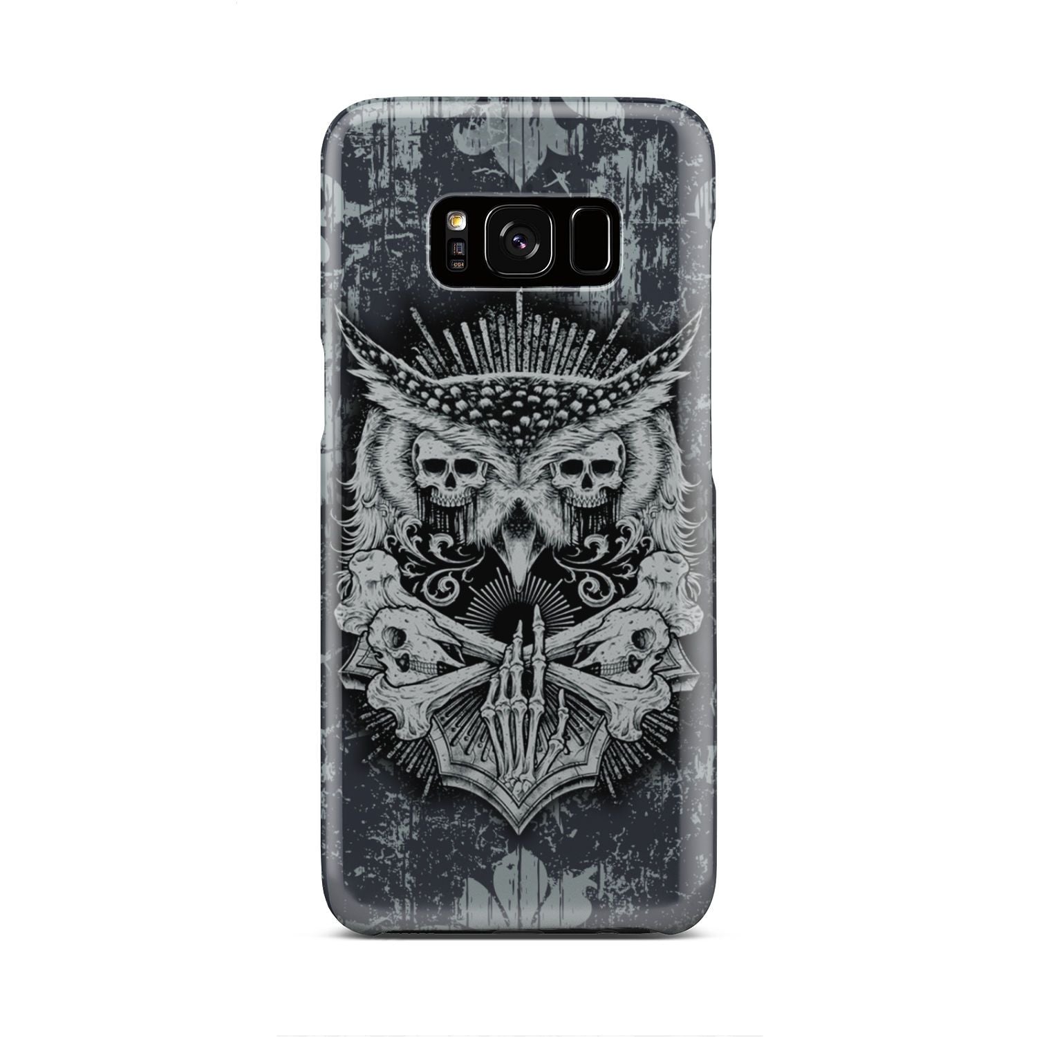 Aesthetic Owl Skull Phone Case Samsung Galaxy S8  