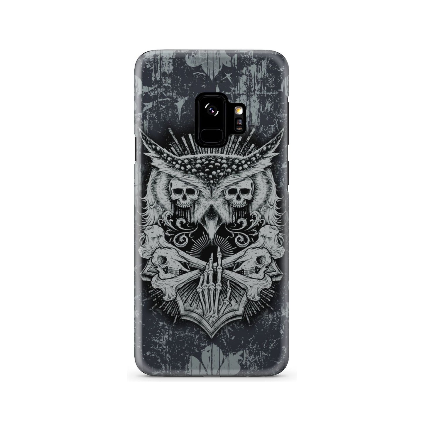 Aesthetic Owl Skull Phone Case Samsung Galaxy S9  