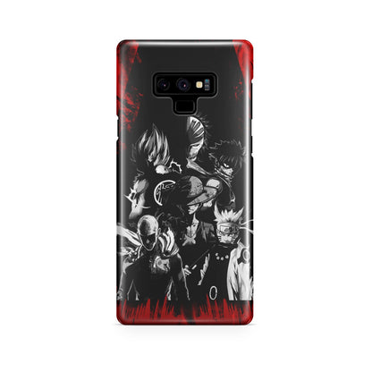 Naruto, Saitama, Luffy, Natsu, Goku and Kurosaki Phone Case Samsung Galaxy Note 9  