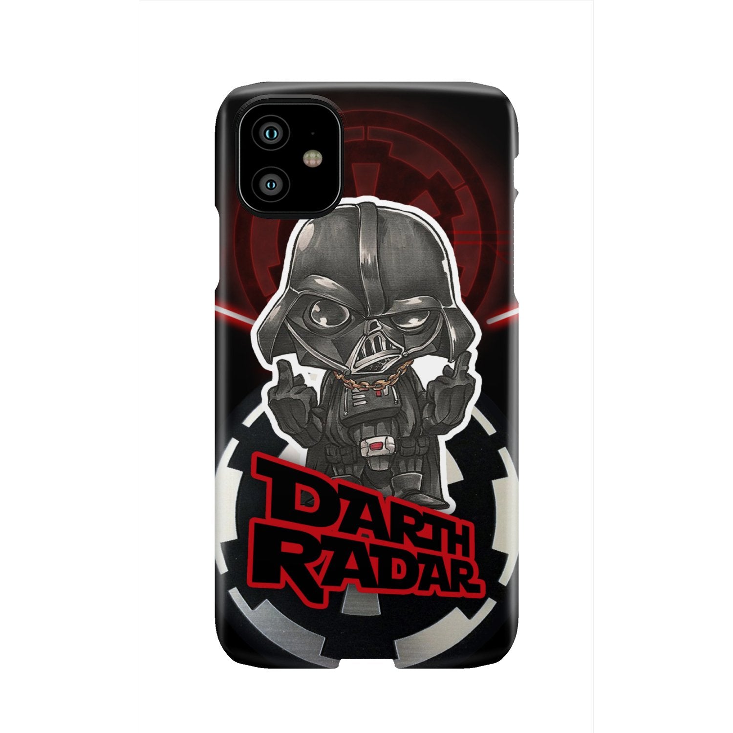 Star Wars Imperial Darth Vader Middle Finger's Up Phone Case iPhone 11  
