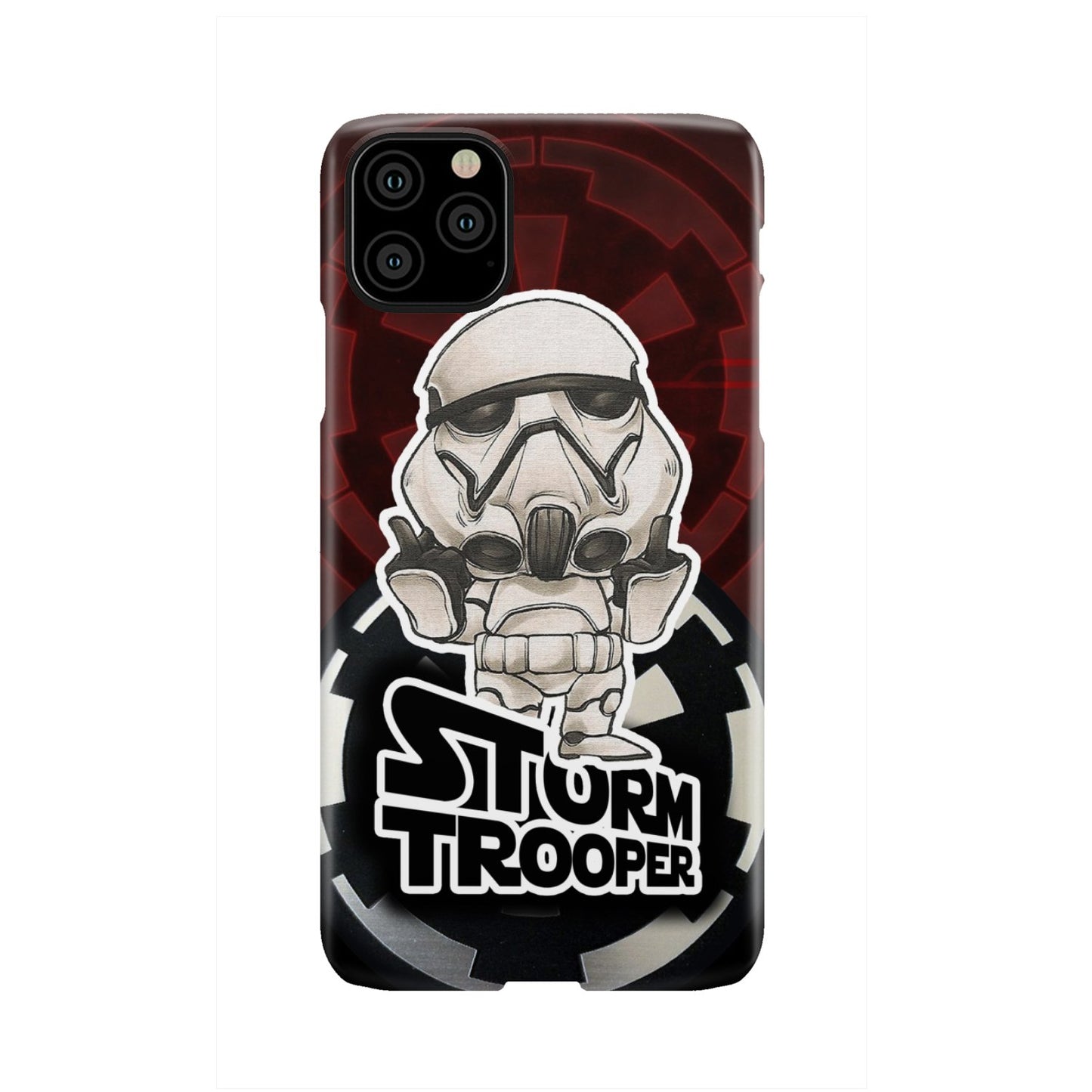 Star Wars Imperial Stormtrooper Middle Finger's Up Phone Case iPhone 11 Pro Max  