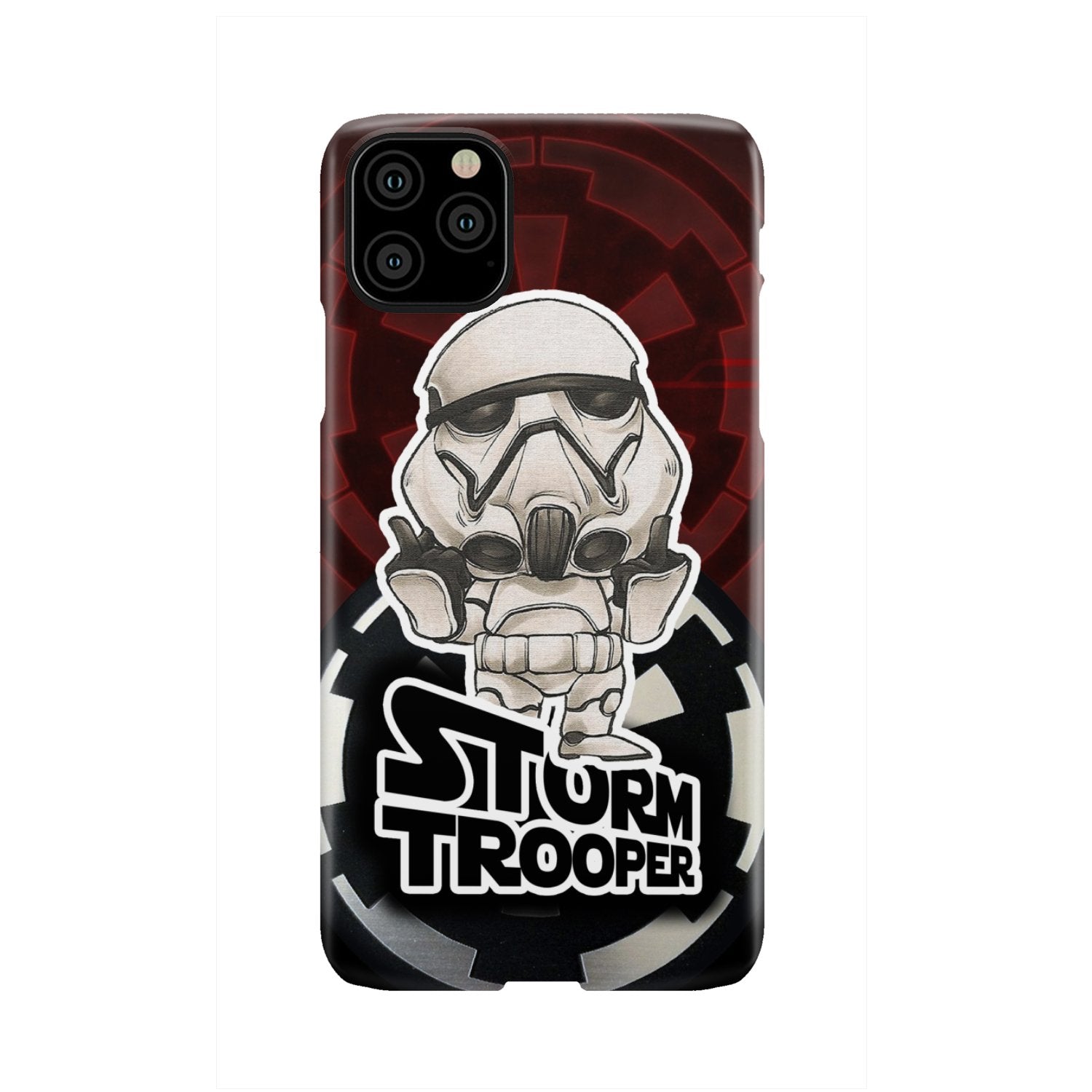 Star Wars Imperial Stormtrooper Middle Finger's Up Phone Case iPhone 11 Pro Max  