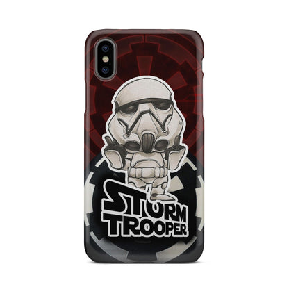 Star Wars Imperial Stormtrooper Middle Finger's Up Phone Case iPhone X  