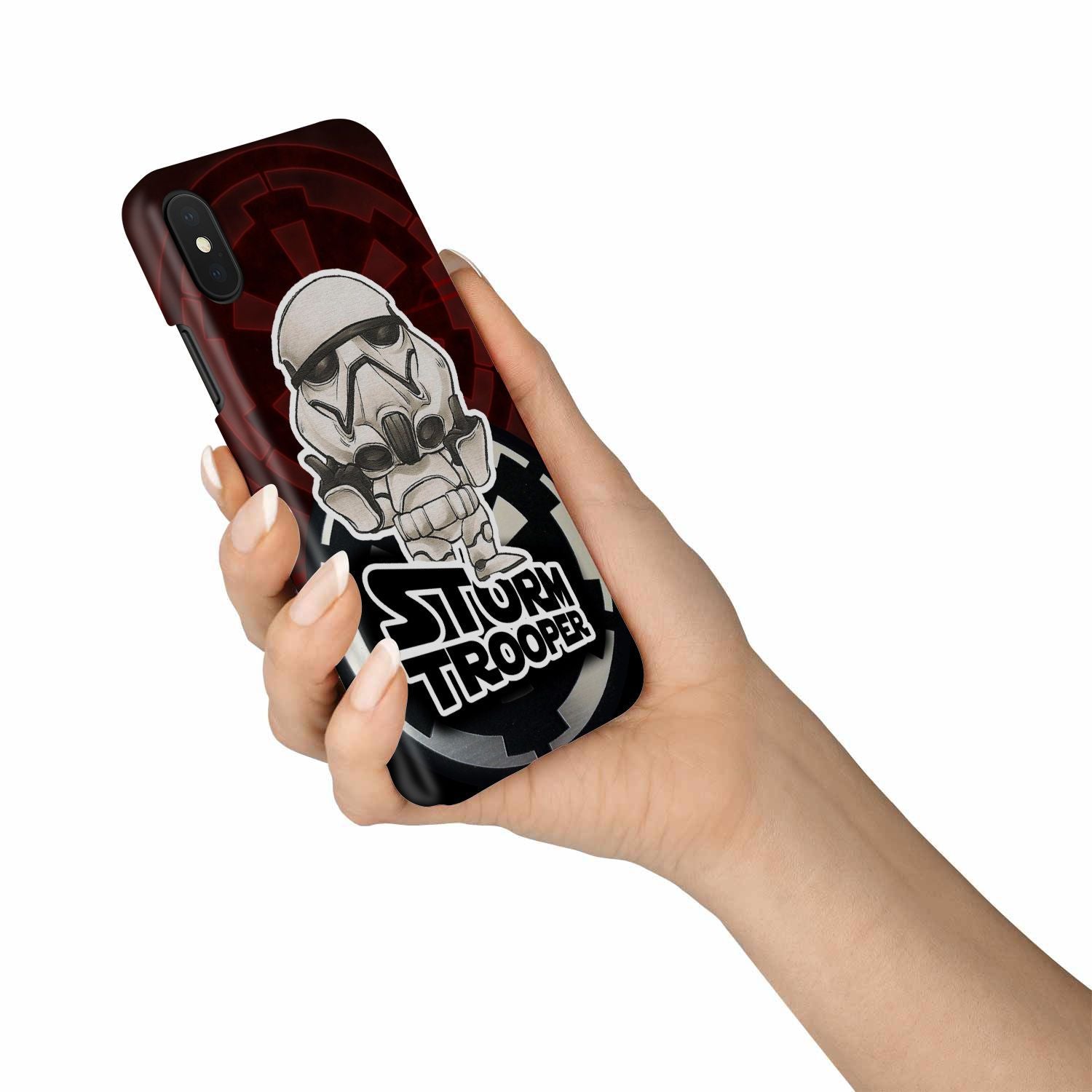 Star Wars Imperial Stormtrooper Middle Finger's Up Phone Case   