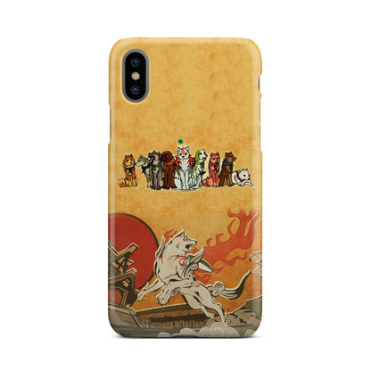 Okami and the Satomi Canine Warriors Phone Case iPhone Xs  