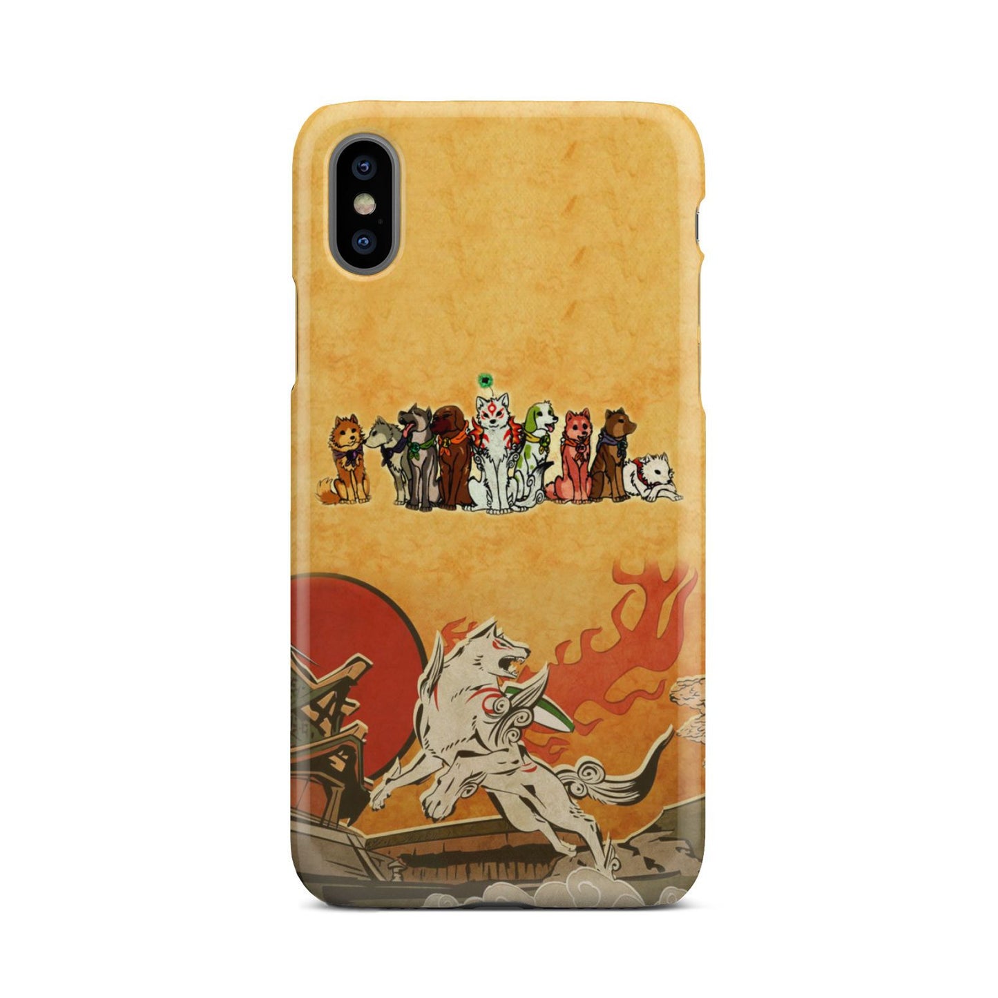 Okami and the Satomi Canine Warriors Phone Case iPhone X  