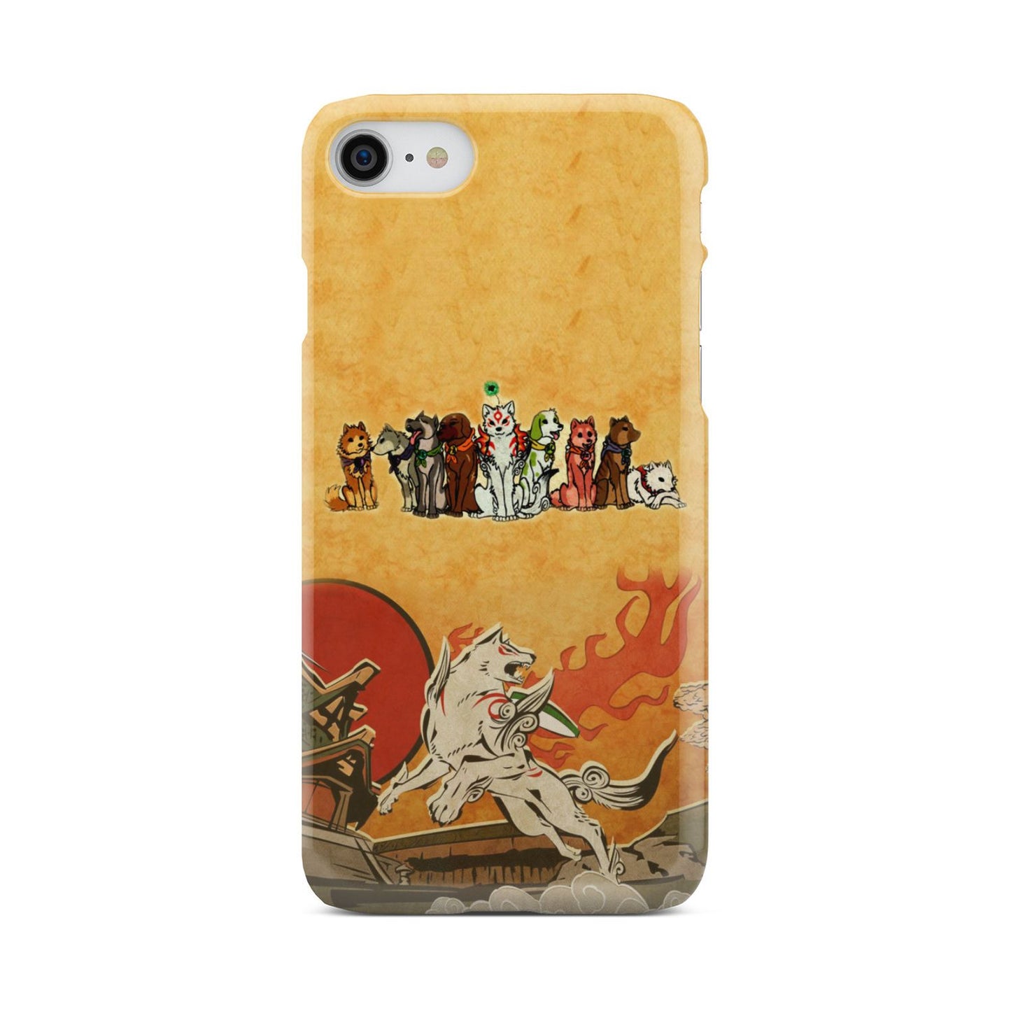 Okami and the Satomi Canine Warriors Phone Case iPhone 8  