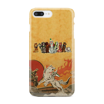 Okami and the Satomi Canine Warriors Phone Case iPhone 8 Plus  