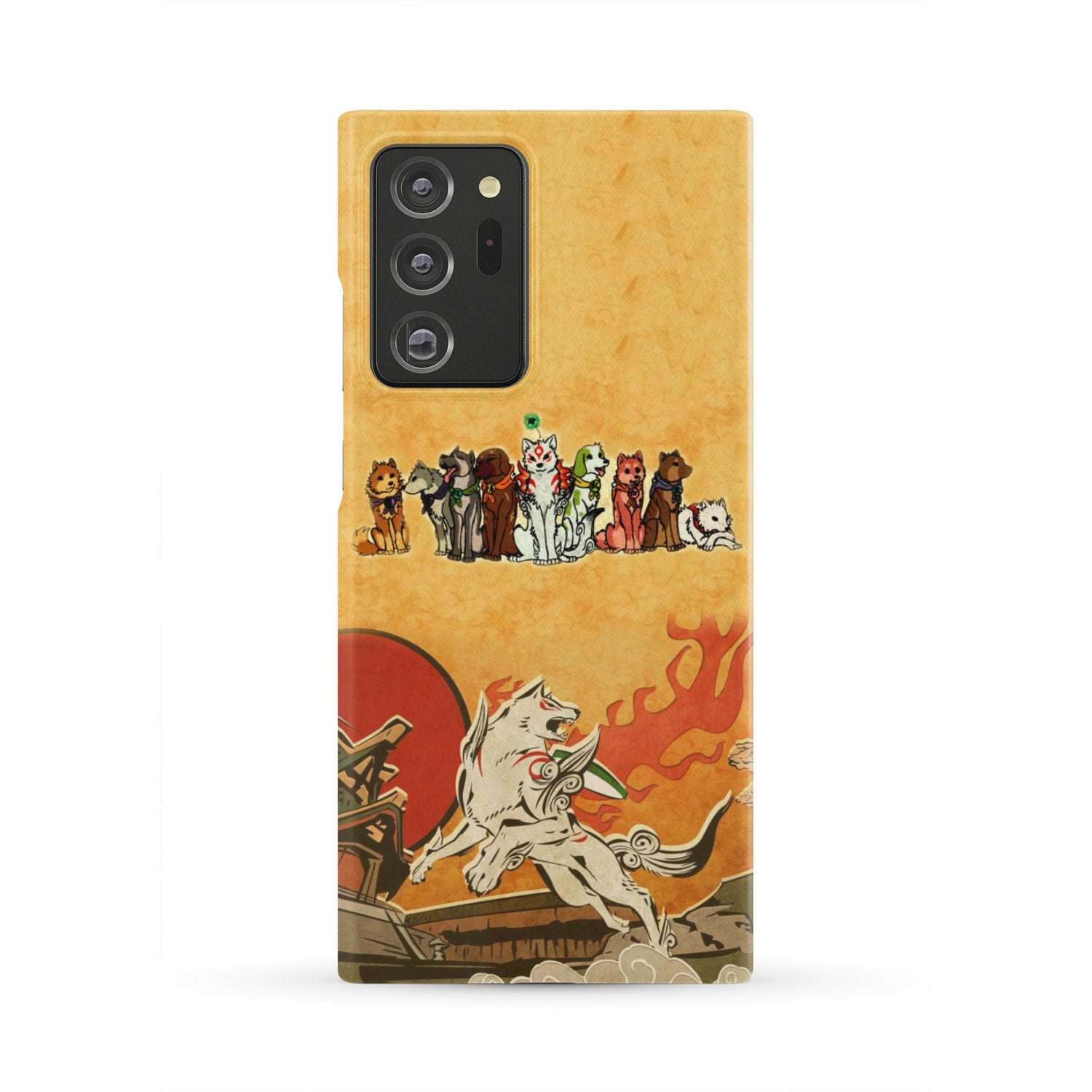 Okami and the Satomi Canine Warriors Phone Case Samsung Galaxy Note 20 Ultra  