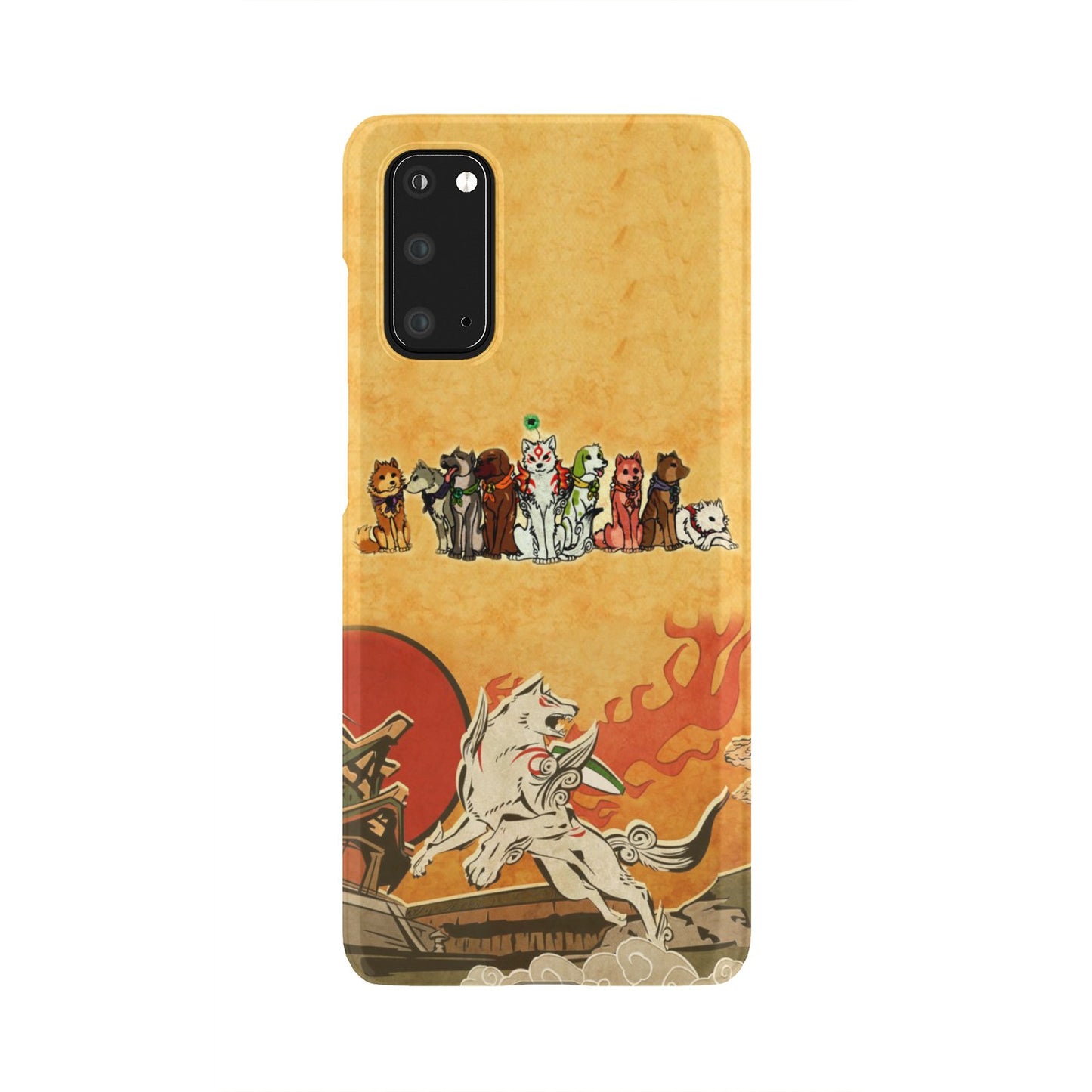 Okami and the Satomi Canine Warriors Phone Case Samsung Galaxy S20  