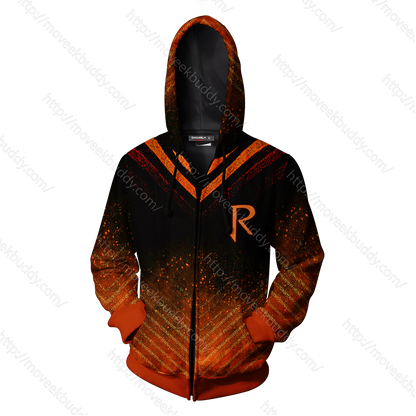 RWBY Roman Torchwick Symbol Zip Up Hoodie   