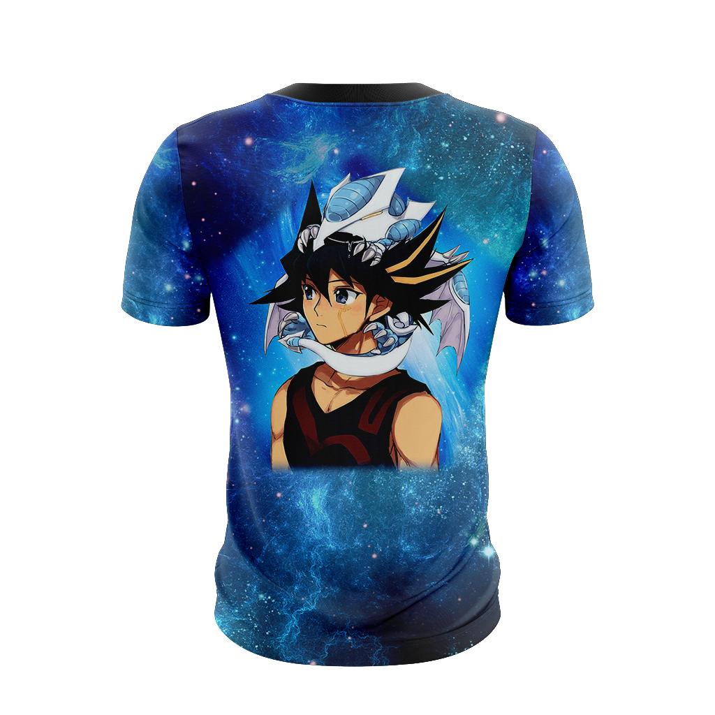 Yu-Gi-Oh! Yusei Fudo and Stardust Dragon New Version 3D T-shirt   