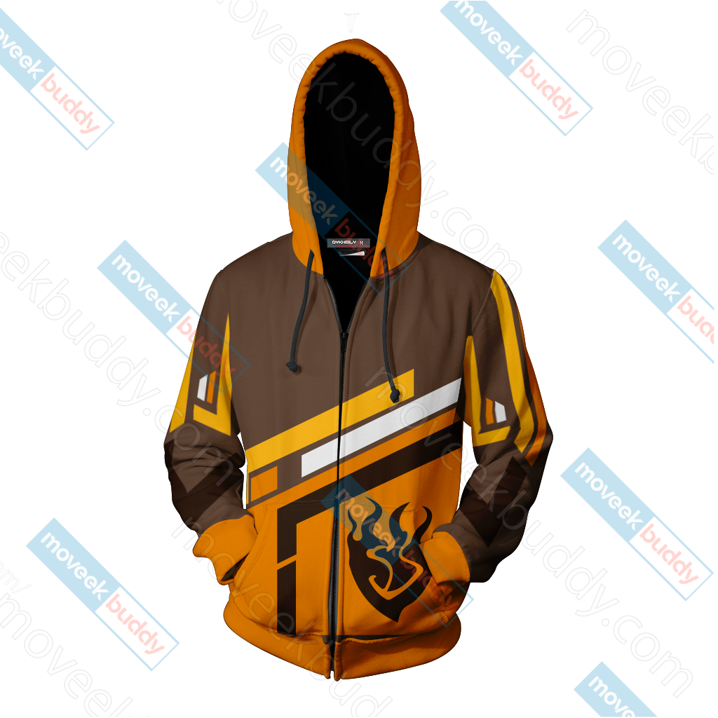RWBY Yang Xiao Long Zip Up Hoodie   