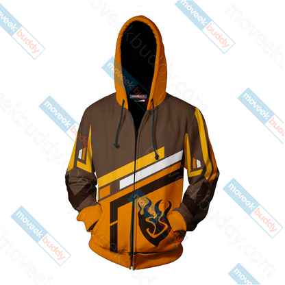 RWBY Yang Xiao Long Zip Up Hoodie   
