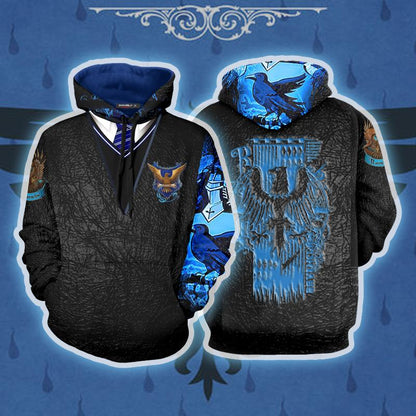 The Ravenclaw Eagle Harry Potter 3D T-shirt Hoodie S 