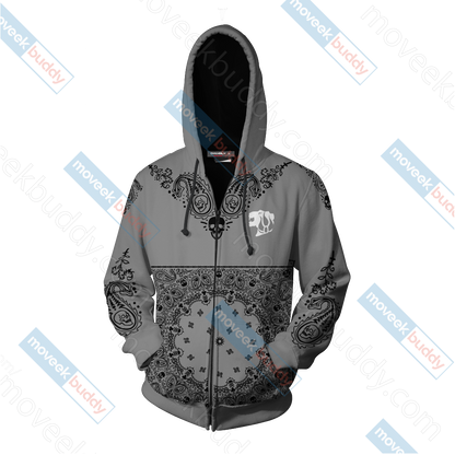 RWBY House Belladonna Live Free Of Die Zip Up Hoodie   