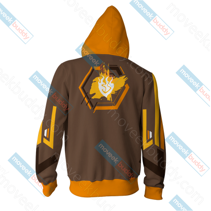 RWBY Yang Xiao Long Zip Up Hoodie   