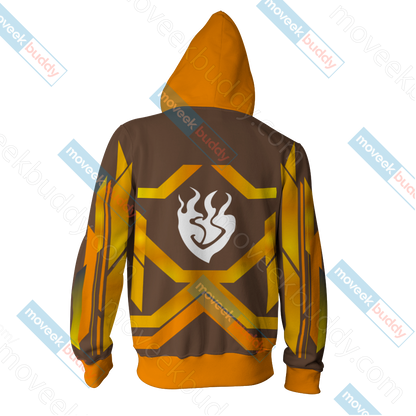 RWBY Yang Xiao Long New Zip Up Hoodie   