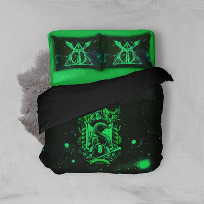 The Slytherin Snake Harry Potter Version Galaxy Bed Set   