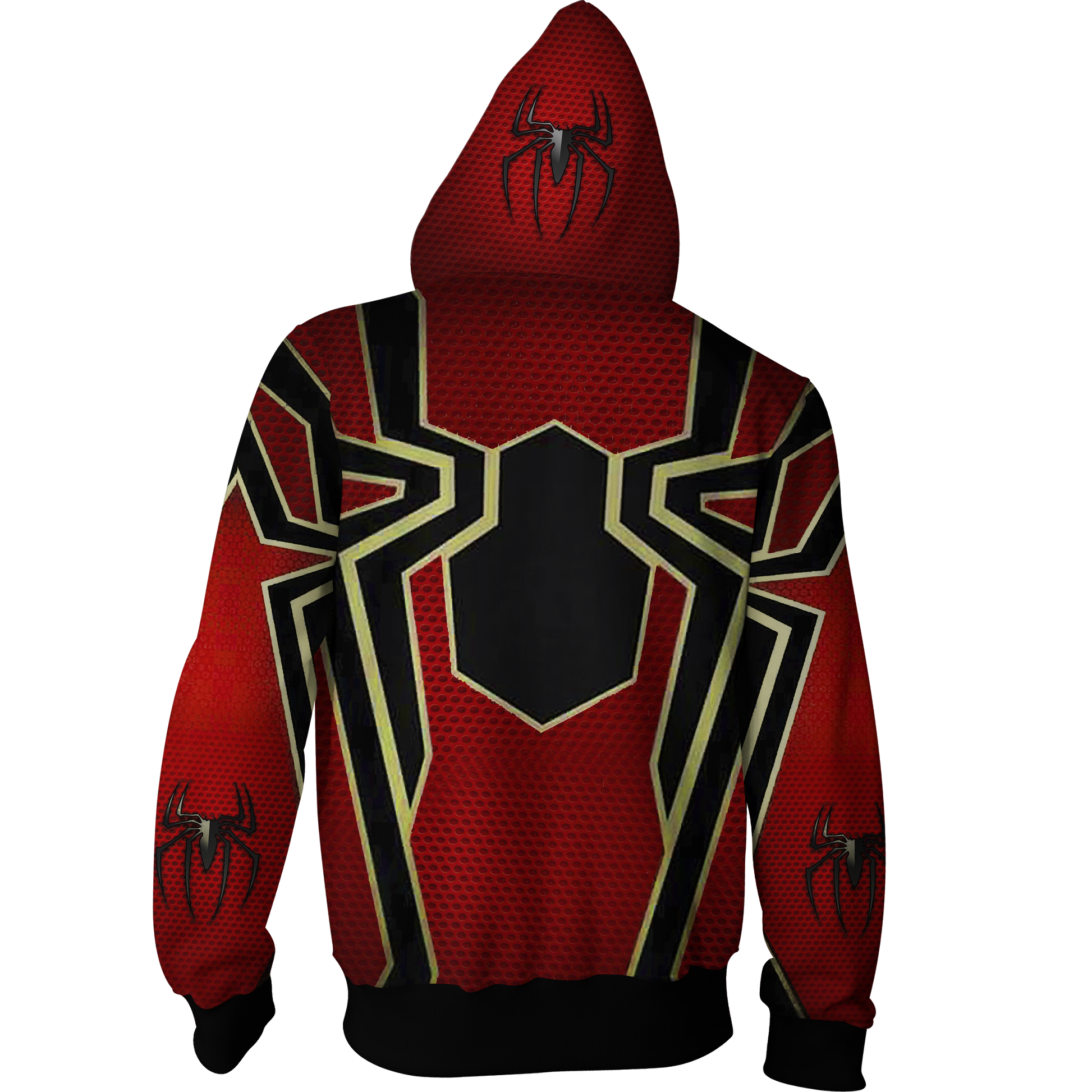 Spider-Man Cosplay Zip Up Hoodie Jacket   