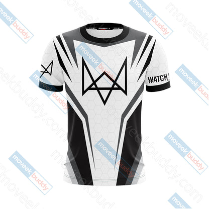 Watch Dogs Unisex 3D T-shirt Zip Hoodie Beach Shorts   