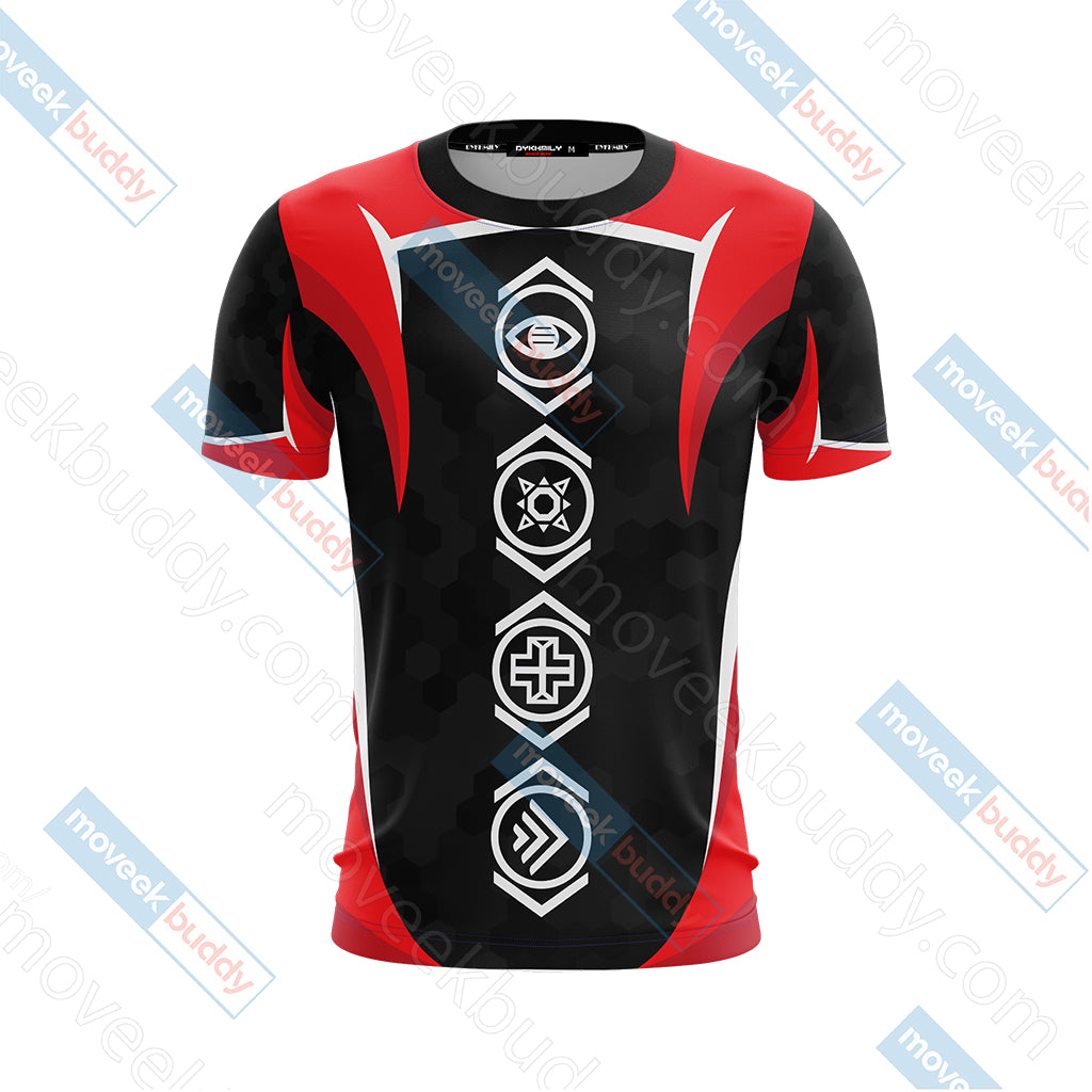 Halo 5: Guardians - Power-Up Icons Unisex 3D T-shirt   