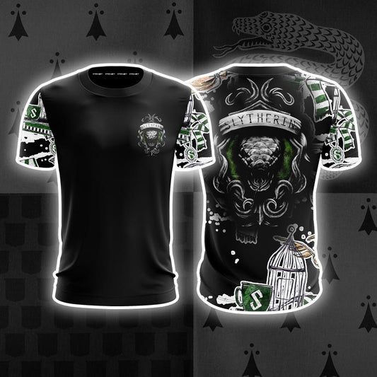 The Slytherin Snake Harry Potter New Collection Unisex 3D T-shirt   