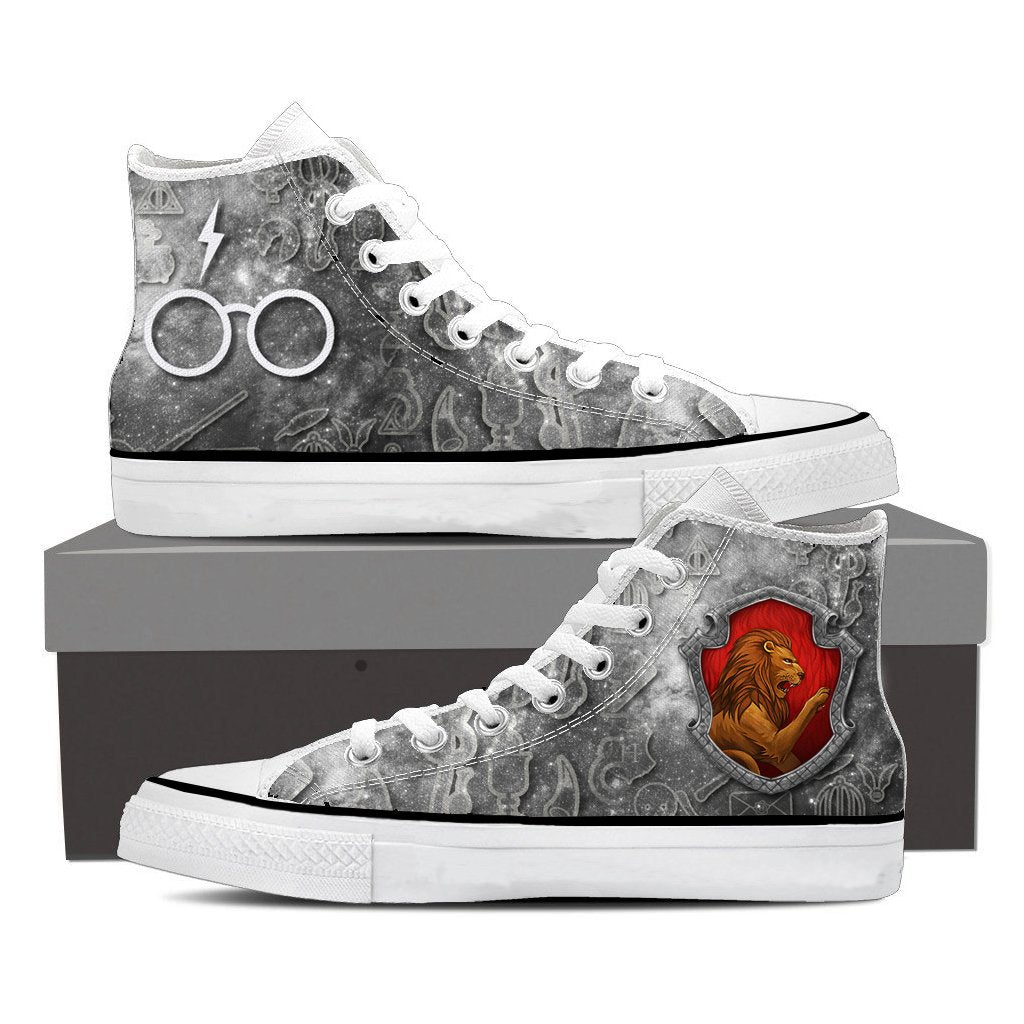 The Gryffindor Lion Harry Potter High Top Shoes SIZE 29