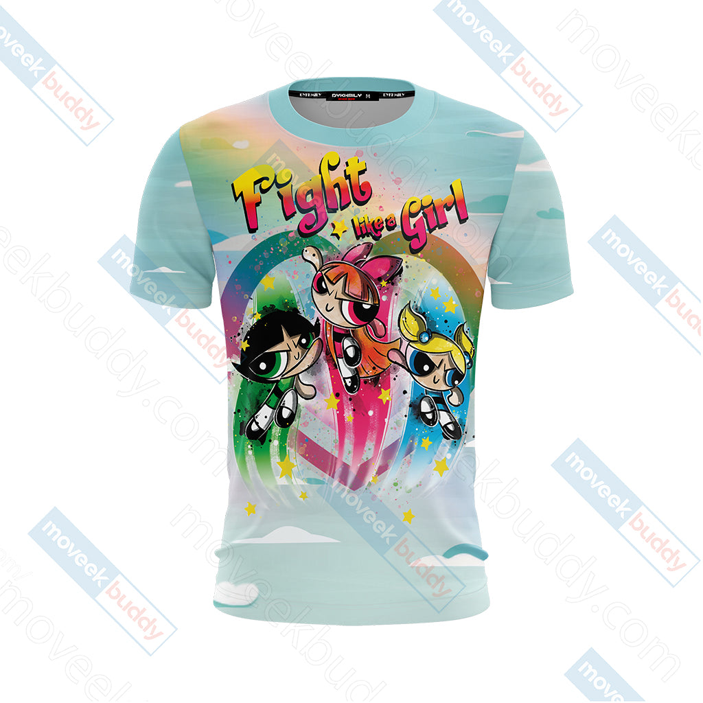 The Powerpuff Girls New Look Unisex 3D T-shirt   