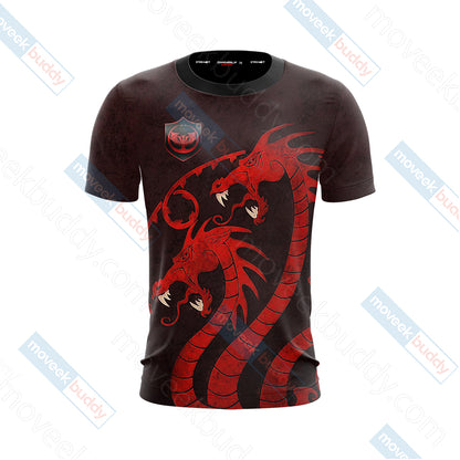 House Targaryen Game Of Thrones Unisex 3D T-shirt   