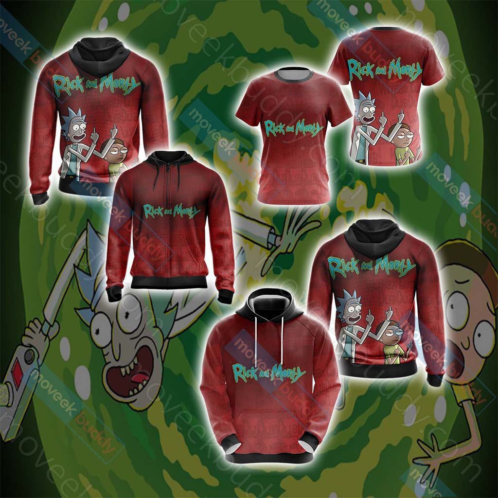Rick and Morty New Look Worlds Unisex 3D T-shirt   