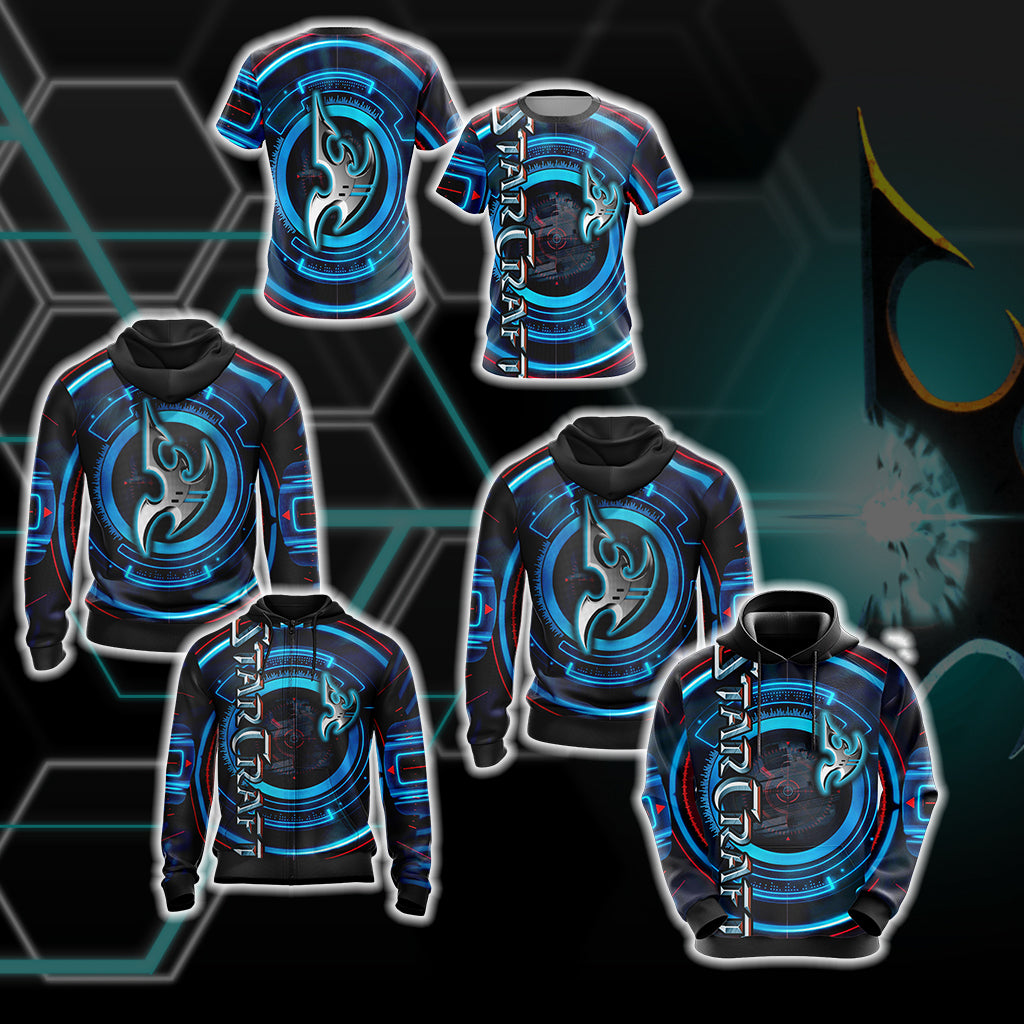 StarCraft Protoss Unisex 3D T-shirt   