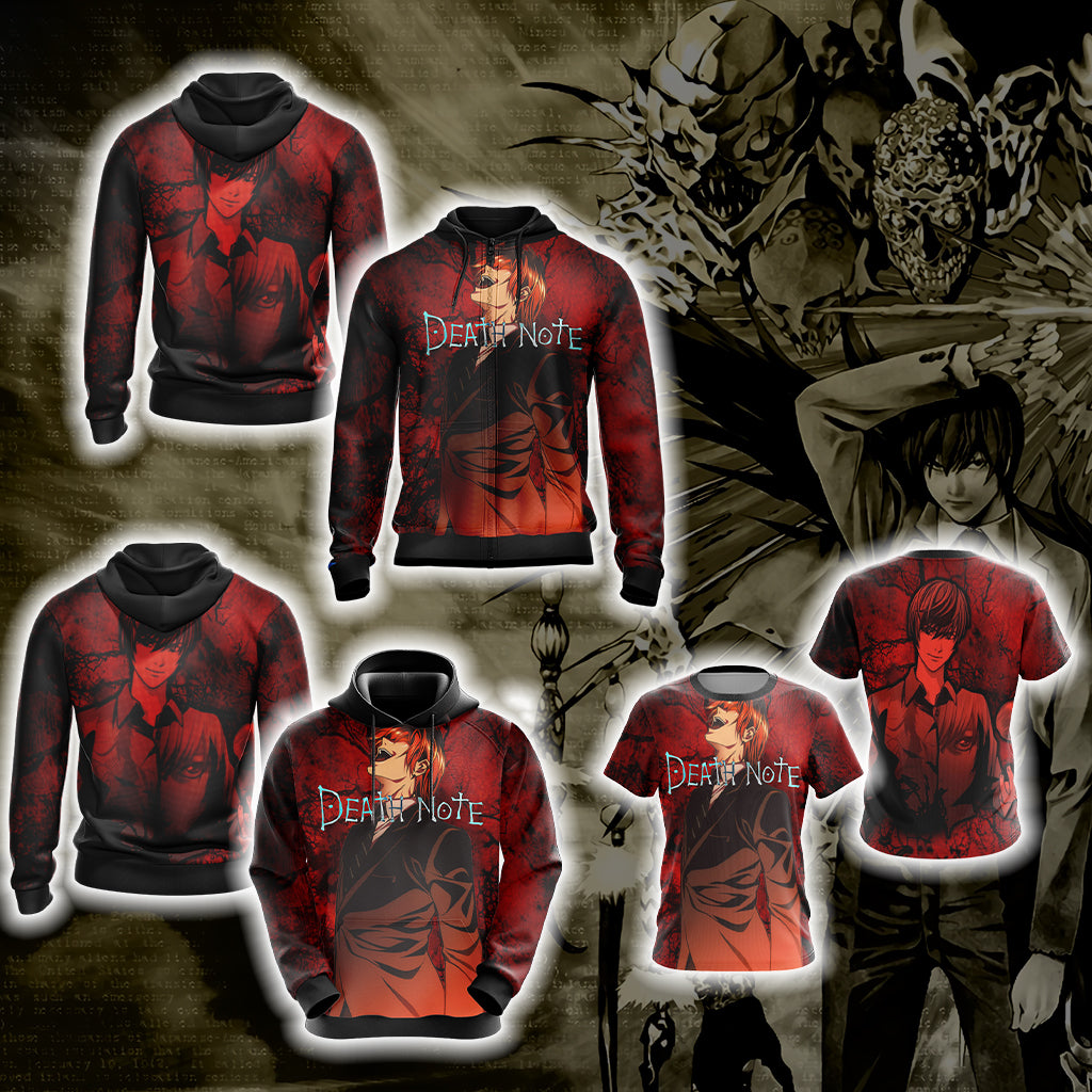 Death Note - Light Yagami Unisex 3D T-shirt   